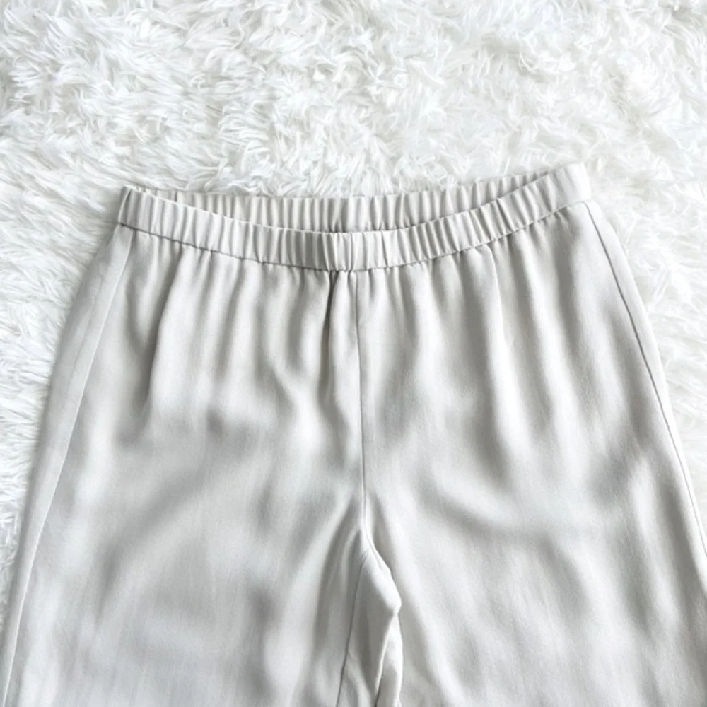 🤍New! Eileen Fisher Bone Straight Cropped Pants - Picture 5 of 7
